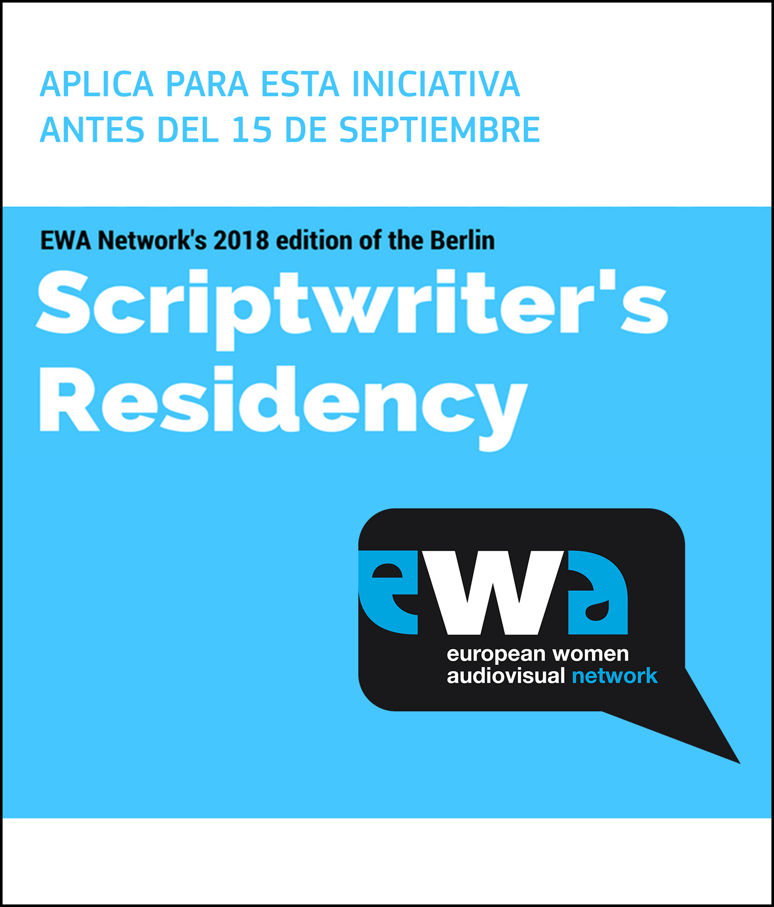 EWA Scriptwriter Residency 2018 Interior