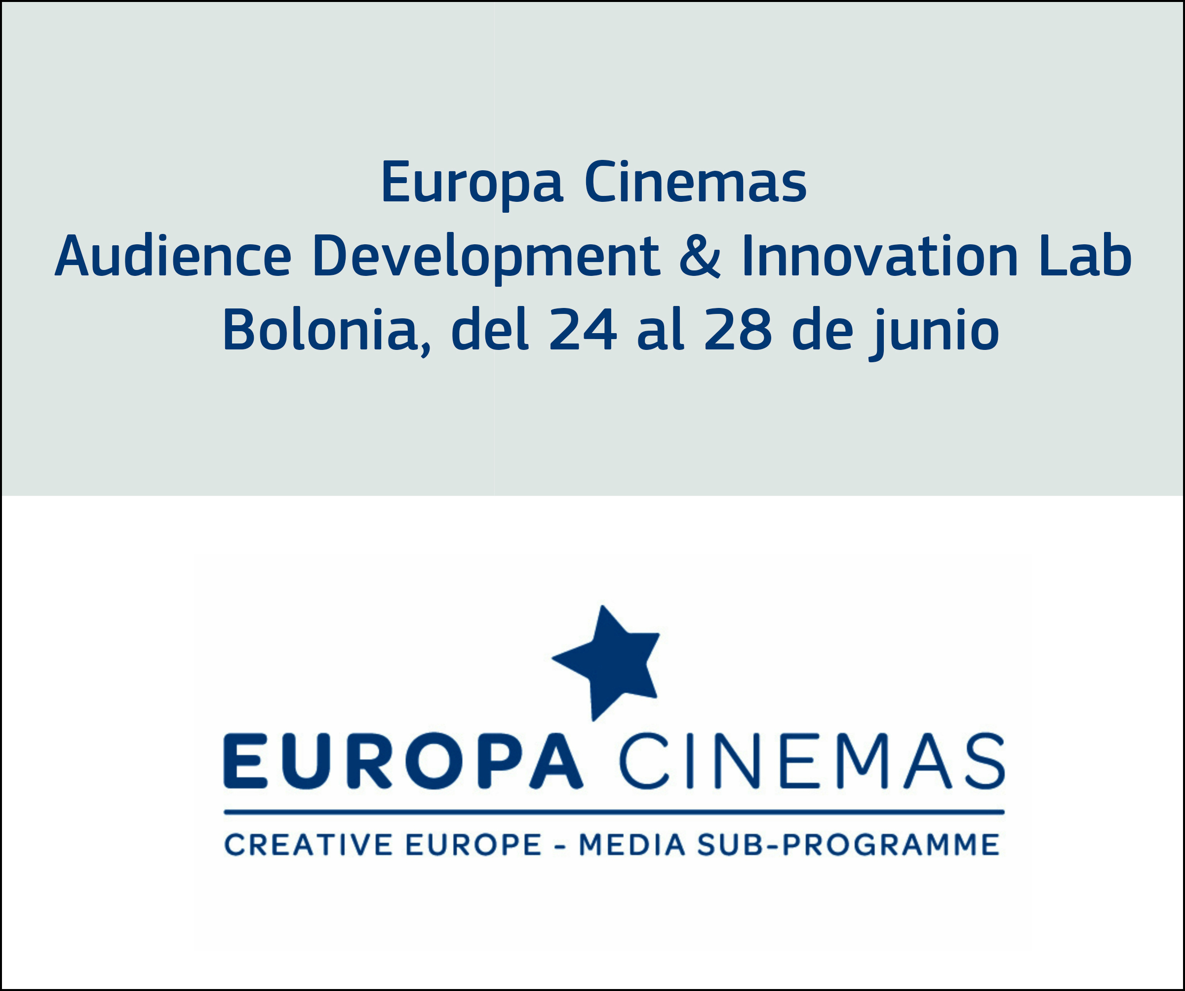 Europa Cinemas Audience Innovation Lab Bolonia