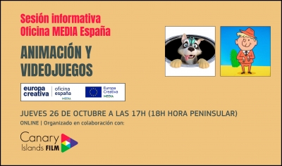 ANIMACIÓN Y VIDEOJUEGOS: Sesión informativa de Oficina MEDIA España