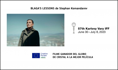 FESTIVAL INTERNACIONAL DE KARLOVY VARY 2023: La cinta BLAGA&#039;S LESSONS (apoyo MEDIA de desarrollo de contenido) es premiada
