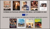 ESTRENOS SEPTIEMBRE 2020: Películas apoyadas por MEDIA