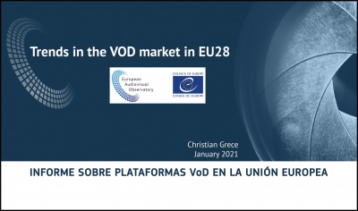 OBSERVATORIO EUROPEO DEL AUDIOVISUAL: Informe sobre tendencias de las plataformas VoD en la Unión Europea