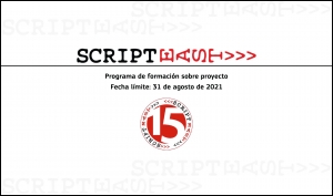 SCRIPTEAST 2021: Abierto el plazo de inscripción del programa de desarrollo de guion