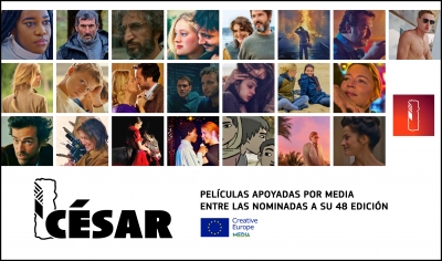 PREMIOS CÉSAR 2023: Largometrajes apoyados por MEDIA entre los nominados