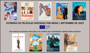 ESTRENOS SEPTIEMBRE 2023: Películas apoyadas por MEDIA