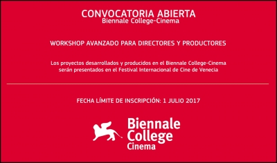 BIENNALE COLLEGE CINEMA INTERNATIONAL: Convocatoria para directores y productores