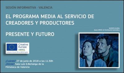 CINEMA JOVE: Sesión informativa &#039;El programa MEDIA al servicio de creadores y productores. Presente y futuro&#039;