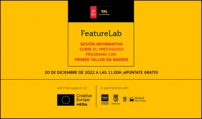 TORINOFILMLAB: Apúntate gratis a la sesión informativa de FeatureLab (con primer taller en Madrid)