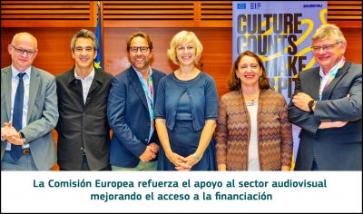 INVESTEU: La Comisión Europea refuerza el apoyo al sector audiovisual mejorando el acceso a la financiación