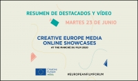 CREATIVE EUROPE MEDIA SHOWCASE (MARCHÉ DU FILM ONLINE): Primer día