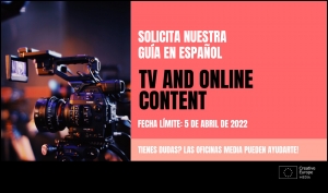 CONVOCATORIAS: Solicita la guía de TV and Online Content en español