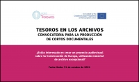 CONVOCATORIA: Tesoros en los archivos (destinada a la producción de cortos documentales)