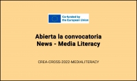 CONVOCATORIAS: News - MEDIA Literacy CREA-CROSS-2022-MEDIALITERACY