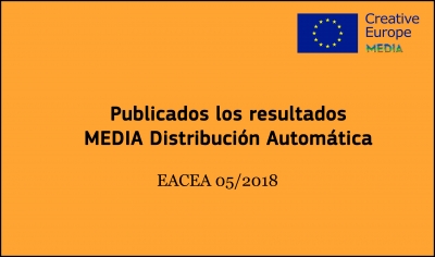 RESULTADOS: Convocatoria Distribución Automática (fase de generación EACEA 05/2018)