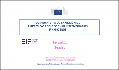 CONVOCATORIA: Abierta la nueva convocatoria de expresión de interés InvestEU Equity