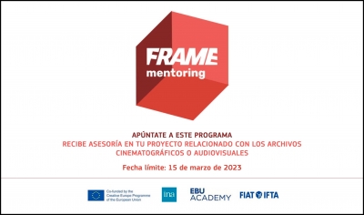 INA: Apúntate a su programa FRAME Mentoring 2023 y mejora tu proyecto relacionado con los archivos audiovisuales