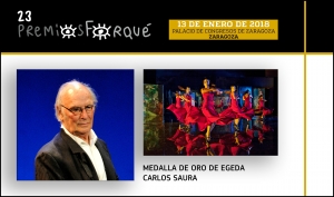 PREMIOS FORQUÉ: Medalla de Oro de EGEDA para Carlos Saura