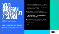 EUROPEAN FILM MARKET: Asiste a la sesión Your European Audience at a Glance (organizada por Europa Creativa MEDIA)