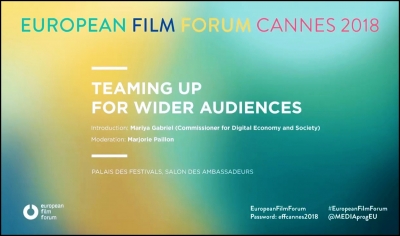 EUROPEAN FILM FORUM: Vídeo de la sesión celebrada en Cannes 2018