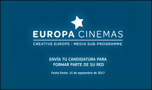 EUROPA CINEMAS: Abierto plazo de envío de candidaturas para formar parte de su red