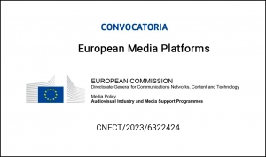 CONVOCATORIAS: European Media Platforms CNECT/2023/6322424