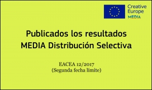 RESULTADOS: Convocatoria Distribución Selectiva (EACEA 12/2017 2ª fecha límite)