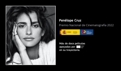 PREMIO NACIONAL DE CINEMATOGRAFÍA 2022: Penélope Cruz