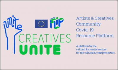 CREATIVES UNITE: Nueva plataforma online para la industria cultural y creativa europea afectada por el Coronavirus