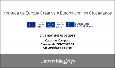 SESIÓN INFORMATIVA: Europa Creativa MEDIA, Europa Creativa Cultura y Europa con los Ciudadanos en Pontevedra