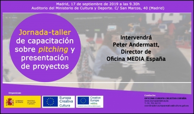 JORNADA - TALLER DE CAPACITACIÓN: Pitching y presentación de proyectos (Madrid)