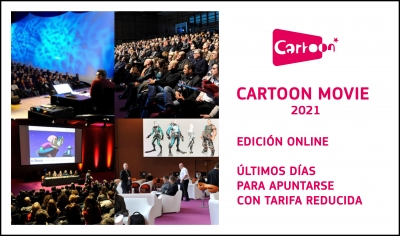 CARTOON MOVIE 2021: Últimos días para apuntarse con descuento a su edición online