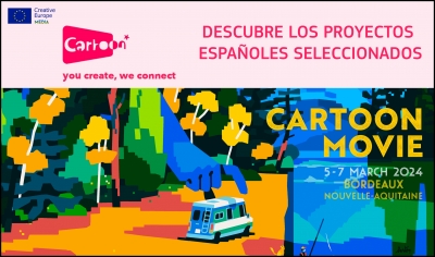 CARTOON MOVIE 2024: Cinco proyectos españoles entre los seleccionados
