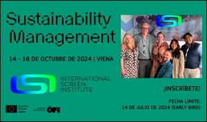 INTERNATIONAL SCREEN INSTITUTE: Apúntate a Sustainability Management 2024