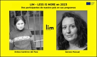 LIM - LESS IS MORE 2023: Dos participantes de nuestro país en sus programas