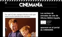 CINEMANÍA: El portal de la revista habla sobre los sorteos de entradas de cine de Oficina MEDIA España