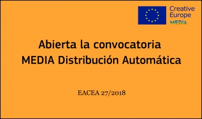 CONVOCATORIAS: Distribución Automática (EACEA 27/2018)