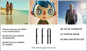 EUROPEAN FILM AWARDS: Nominaciones a mejor comedia y a mejor película de animación