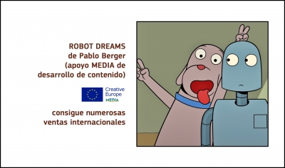 VENTAS INTERNACIONALES: La española ROBOT DREAMS (apoyo MEDIA de desarrollo de contenido) consigue distribución en numerosos países