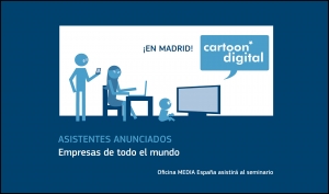 CARTOON DIGITAL: Anunciados los asistentes al seminario de animación digital en Madrid