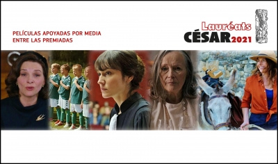 PREMIOS CÉSAR 2021: Largometrajes apoyados por MEDIA entre los galardonados