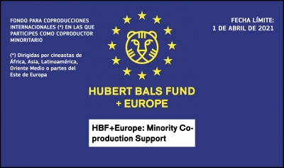 HBF+EUROPE: Abierta la convocatoria de su esquema Minority Co-Production Support