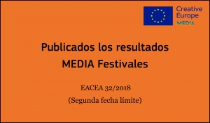 RESULTADOS: Convocatoria Festivales (EACEA 32/2018 2ª fecha límite)