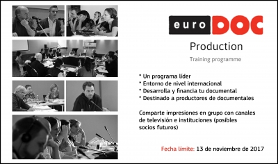 EURODOC PRODUCTION: Destinado a proyectos de documental con vocación internacional