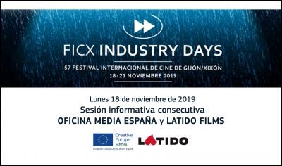 FESTIVAL DE GIJÓN: Oficina MEDIA España y Latido Films ofrecerán dos sesiones informativas en el marco de los FICX Industry Days