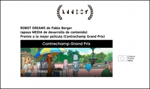 FESTIVAL DE ANNECY 2023: El filme ROBOT DREAMS de Pablo Berger resulta premiado