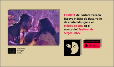 FESTIVAL DE SITGES 2022: El filme CERDITA (apoyo MEDIA de desarrollo de contenido Single Project) ha resultado vencedor del premio Méliès de Oro